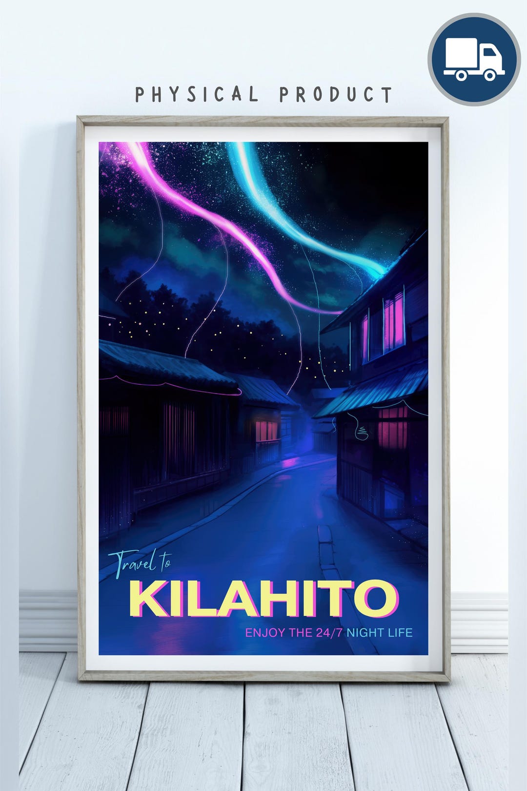Kilahito Travel Poster, Yumi and the Nightmare Painter Print