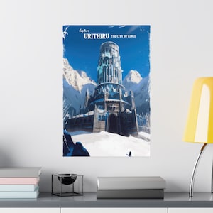 Urithiru Urithiru Travel Poster, the City of Kings, Fantasy Concept Art, Bookish ...