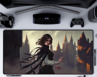 Vin Mistborn Deskmat - Cosmere-Inspired Gaming Mat, Fantasy Office Decor, Brandon Sanderson Fan Gift, Cosmere Desk Accessory