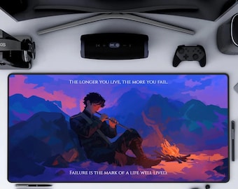 The Mark of a Life Well Lived, Cosmere Inspirational Quote, Oathbringer Book Lover Gift, Office Desk Accessory, Motivational Mouse Pad