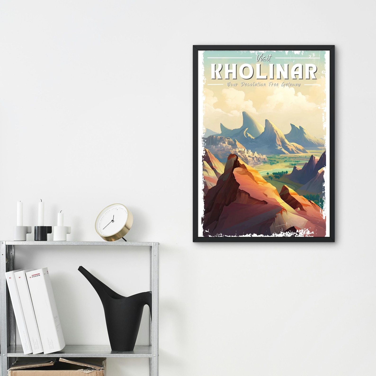 Kholinar Ropa Kholinar Travel Poster, Ancient Dawncity, Alethi Captial, Brandon ...