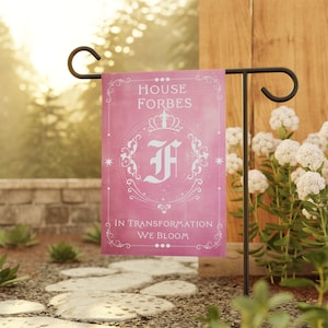 House Forbes House Banner, Vampire Fan Gift, Vampire Banner, Diares Banner, Halloween House Decor, Salvatore Art, Mystic, Gothic Yard Flag