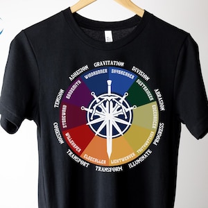 The Knights Radiant Tee Shirt, Fan-Made T-Shirt, Ten Orders of the Cosmere, The Way of Kings, Bookish Gift for Stormlight Archive Lovers