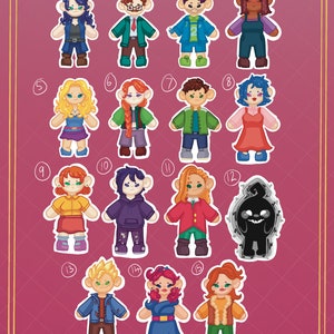 Stardew Valley - holographic Waterproof Vinyl Stickers