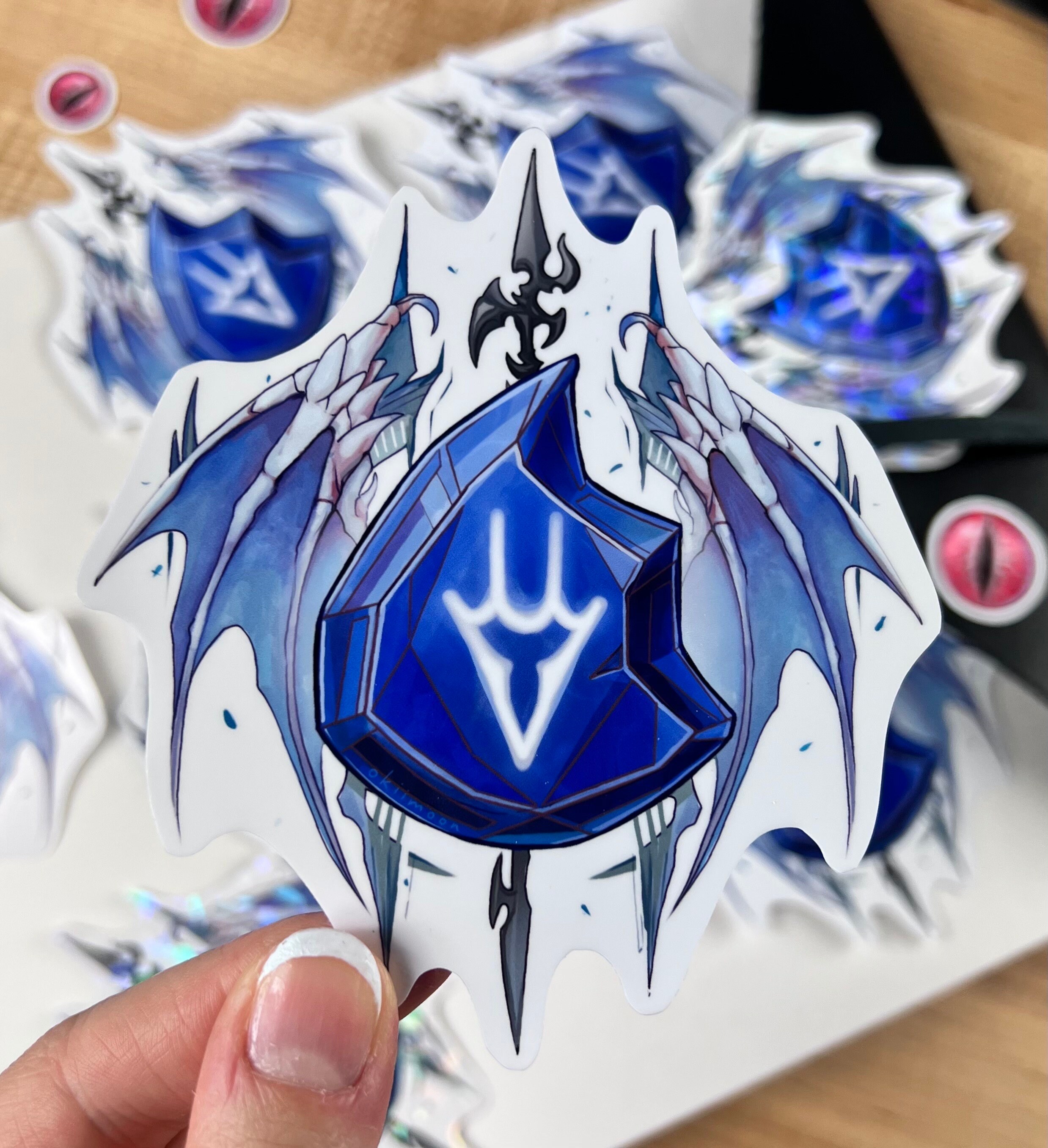 FFXIV Dragoon Waterproof Vinyl Sticker | Final Fantasy 14 DRG Job