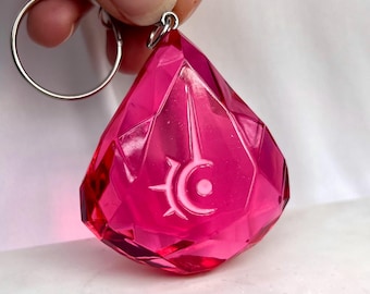 FFXIV Red Mage Soul Crystal - Realistic Job Stone Keychain