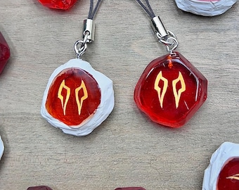 FFXIV mini Viper job stone - Handmade soul crystal charm