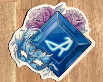 FFXIV blue mage waterproof vinyl sticker | Final Fantasy 14 BLU job stone soulstone