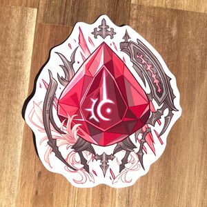 FFXIV Red Mage Waterproof Vinyl Sticker | Final Fantasy 14 RDM Job ...