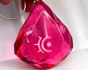 FFXIV Red Mage Soul Crystal - Realistic Job Stone Keychain