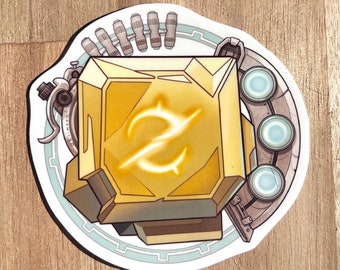 FFXIV gunbreaker waterproof vinyl sticker | Final Fantasy 14 GNB job stone soulstone