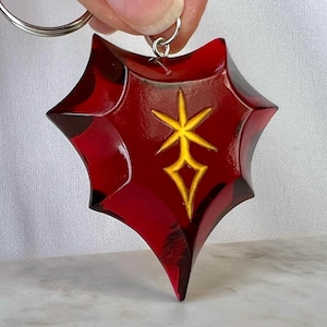 FFXIV Dark Knight Soul Crystal - Realistic Job Stone Keychain