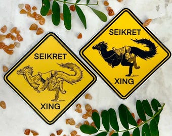 Pegatina de vinilo impermeable Seikret X-ing Monster Hunter Wilds