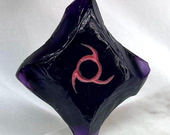 Llavero realista de piedra de trabajo con cristal de alma ninja de FFXIV
