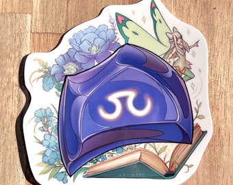 Pegatina de vinilo impermeable de erudito de FFXIV / Piedra de alma de trabajo de Final Fantasy 14 SCH