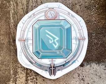 Pegatina de vinilo impermeable Machinist de FFXIV / Piedra de alma de trabajo de Final Fantasy 14 MCH