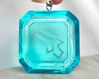 Cristal de alma de maquinista de FFXIV: llavero de piedra de trabajo realista