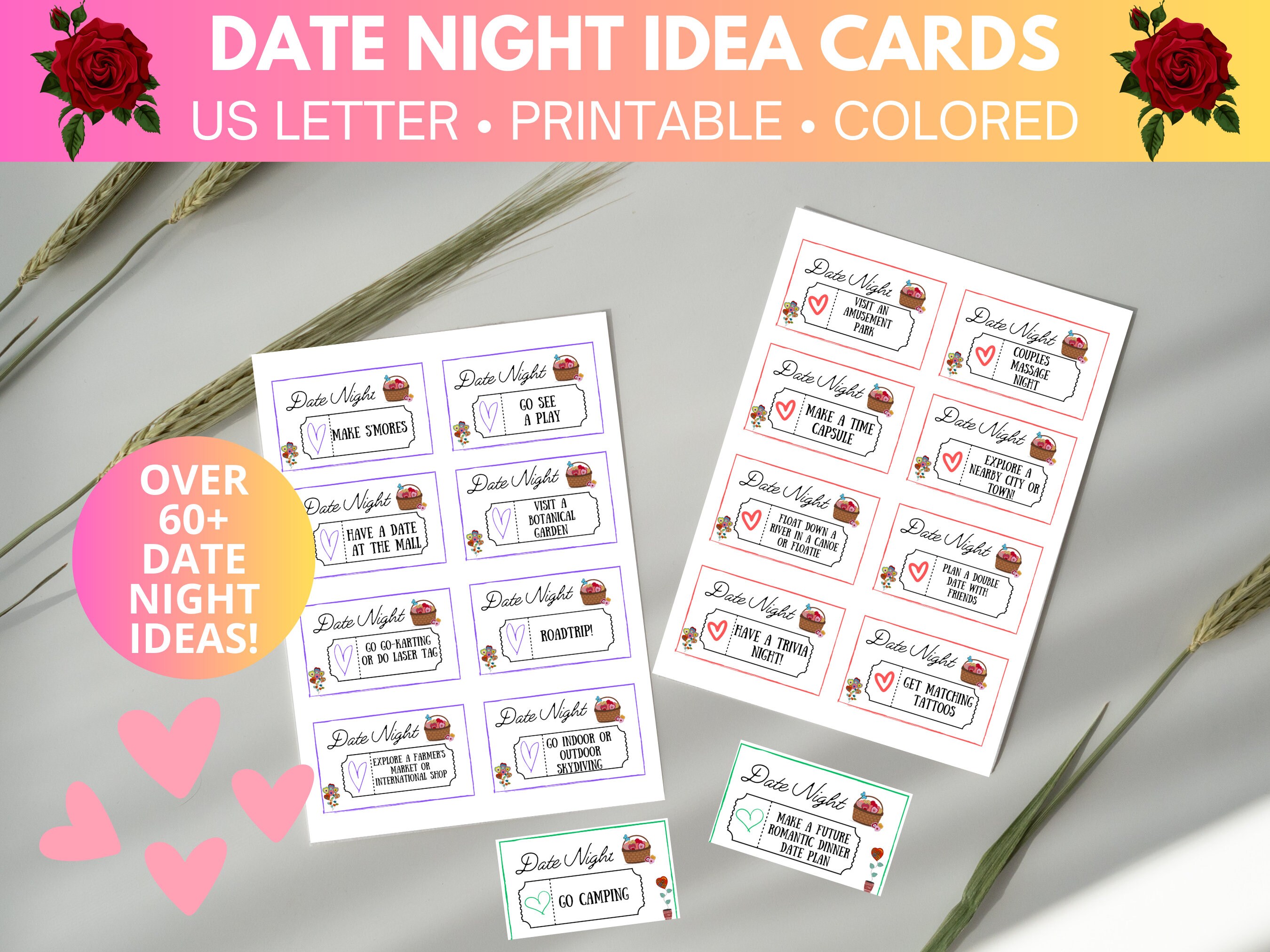 94 Date Night Ideas to Add to Your Date Jar - Free Printable List