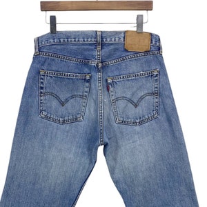 Vintage 90s Levi&#39;s 505 Jeans: High Waisted Tapered Leg, 33 Waist