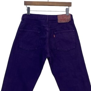 Vintage Levi&#39;s 501 Jeans: Distressed Color Block Denim, W29 L30