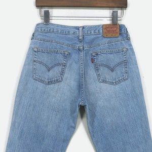 Levi&#39;s 501 Jeans Size Waist 30 Y2K Vintage Levis Tapered Leg Light Wash Denim Jeans W30 L30.5