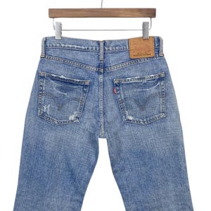 Y2K Vintage Levi&#39;s 537 Flare Jeans - Distressed Light Wash, W31 L31.5