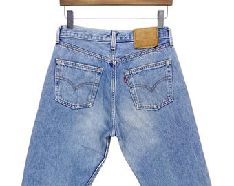 Mens LEVIS Engineered Jeans Mid Blue | W32 L30 – GPS Vintage