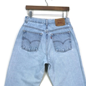 Levi&#39;s Jeans  550 Size 31 Y2K Vintage Levis Jeans 550 Tapered Jeans Light Wash Denim Jeans W31 L30.5