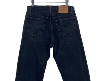 Vtg 90s Levi's 501 0660 Faded Black Button Fly Jeans 29 X 32 Vtg 90s Levi's 501 0660 Faded Black Button Fly Jeans 29 X 32