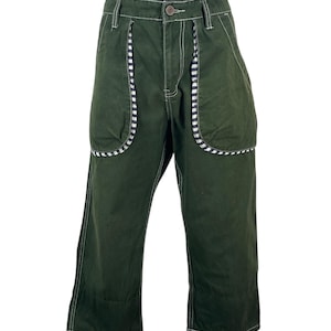 Cropped Jungle Storm Pants - Size 32 Baker Pocket Jeans