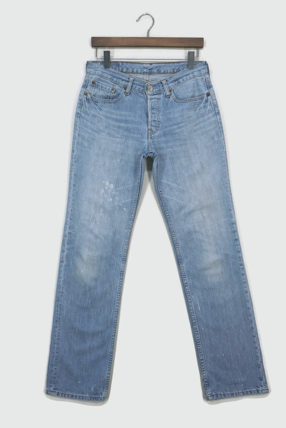 Levi's 501 Jeans Size Waist 30 Y2K Vintage Levis Tapered Leg