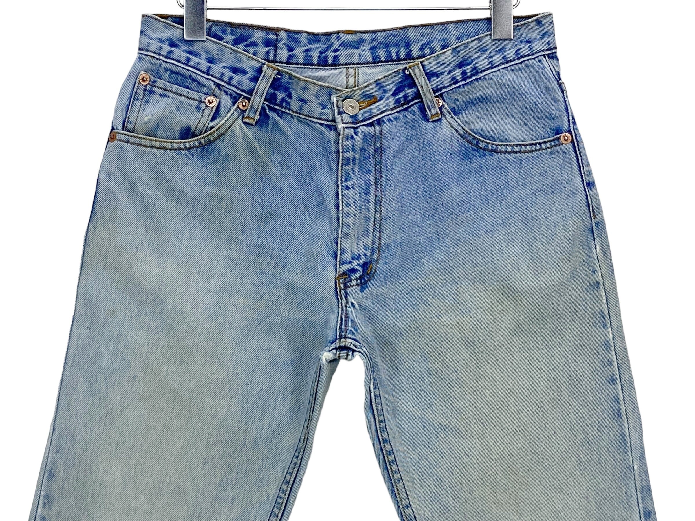 Vintage Levi's 517 Flare Jeans: 90s Light Wash Denim, Waist