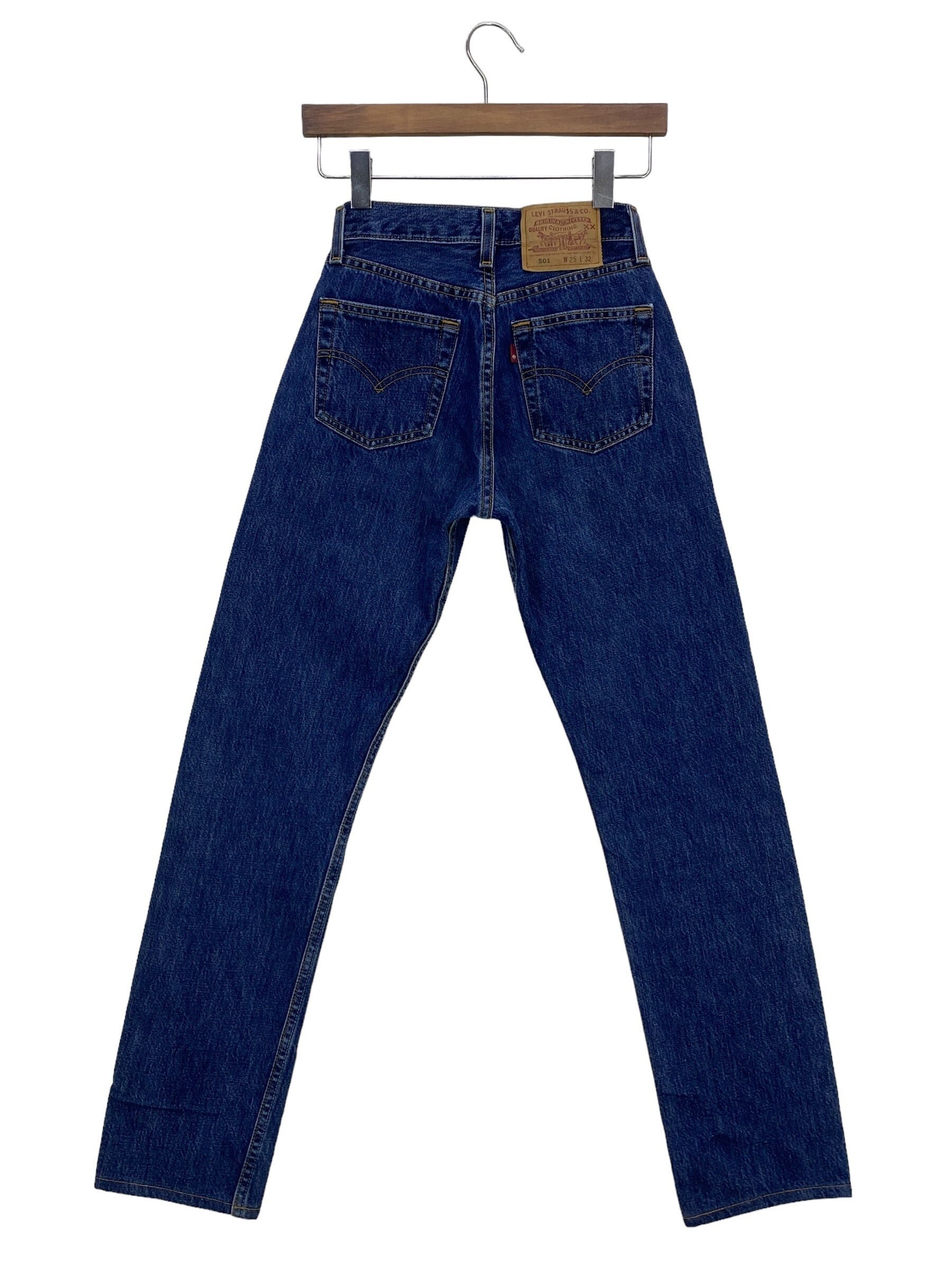 90s Levi's 501 Jeans Size 23 Vintage Levis 501 Jeans Dark