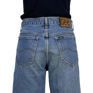 Lee Jeans Size 28 W28xL31 90s High Waisted Light Wash Jeans