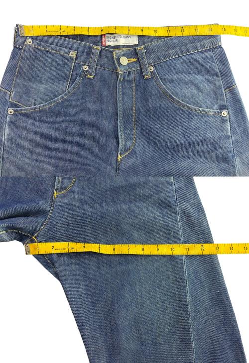 Y2K Levi's Engineered Jeans W29 L31: Relaxed Light Wash