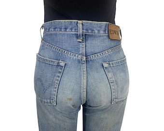 Vintage Edwin 505SX Jeans | Japanese Selvedge Denim | Raw Unwashed Straight Fit W27 L30