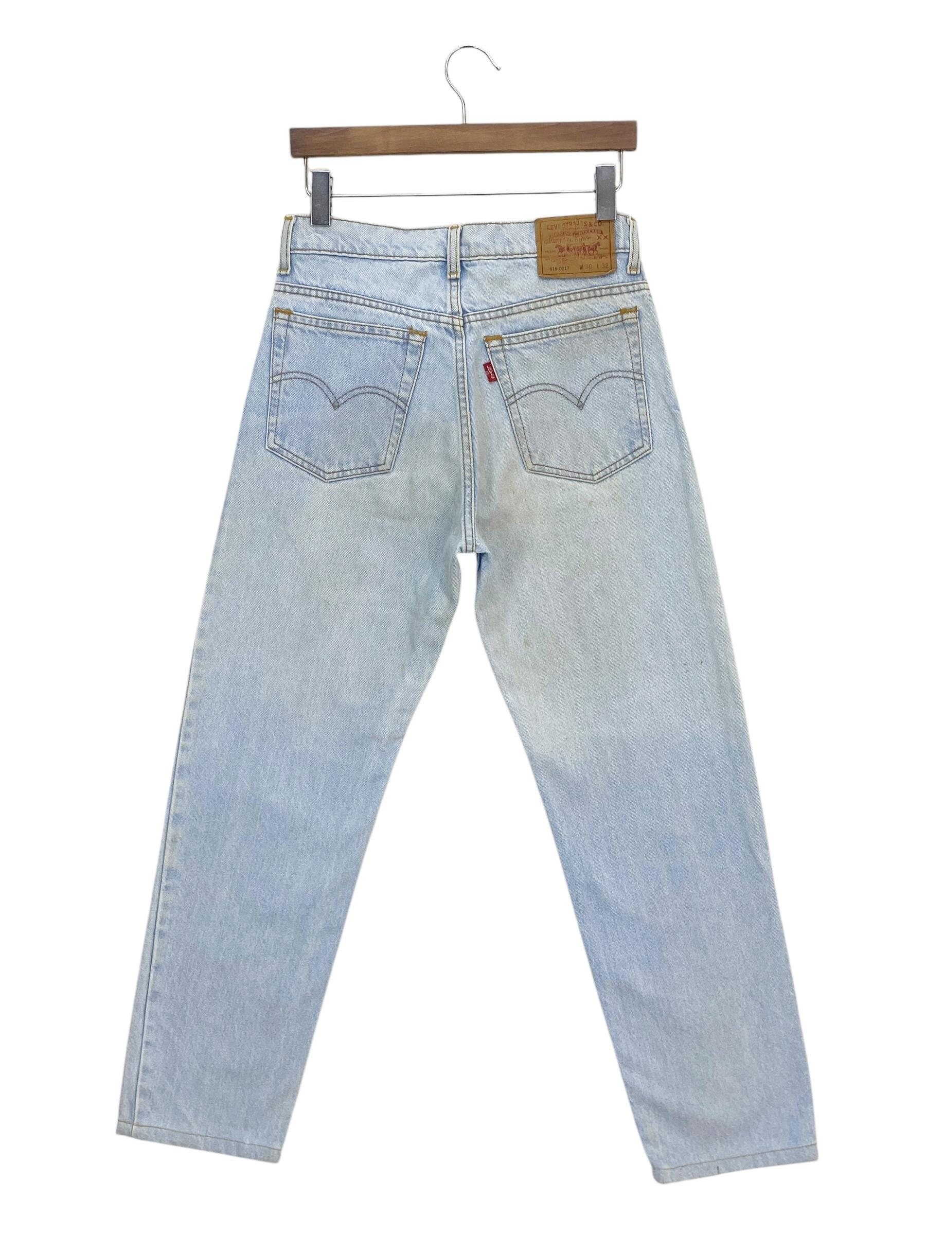Vintage Levi's 616 Jeans: 90s High Waisted Light Wash Denim