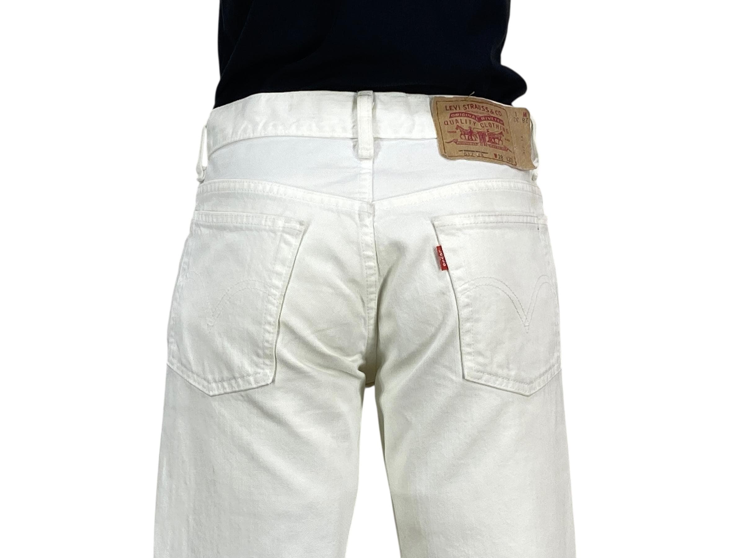 Levi 517 White Jeans