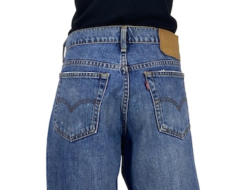 Vintage Levis 517 Bootcut Flare Jeans - Super Black 1990s Denim