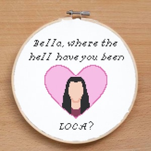 Bella, Where the Hell Have You Been Loca? - Twilight Cross Stitch Design Download