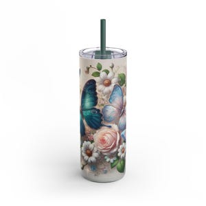 Butterfly Bloom Tumbler, 20oz