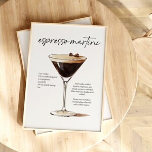 Espresso martini print