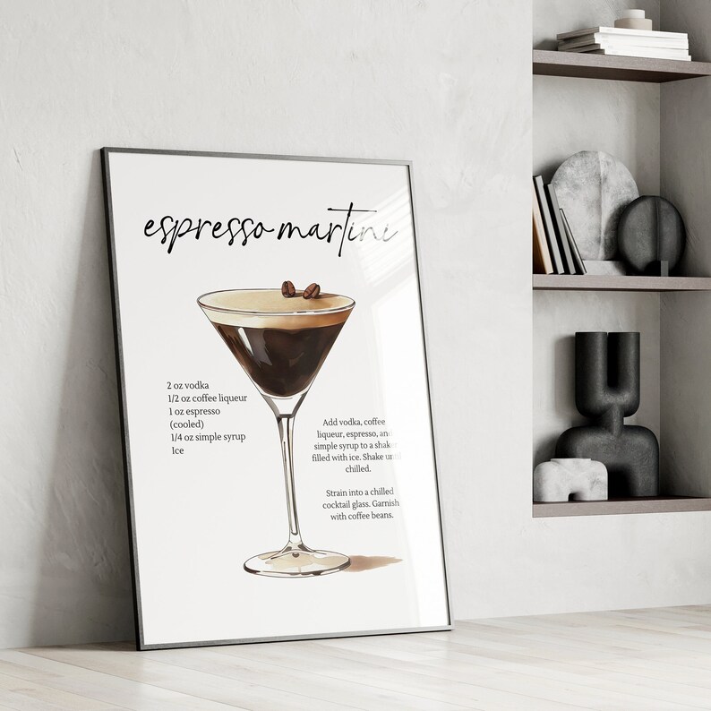 Espresso martini print
