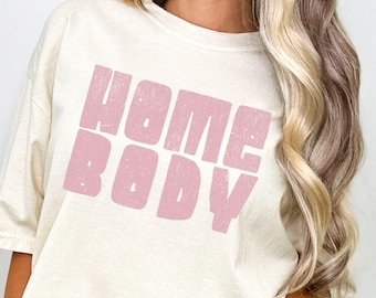 Homebody Shirt: Comfort Colors Oversized Introvert Tee