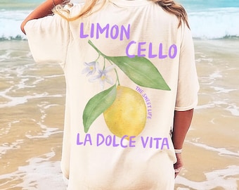Limoncello Amalfi Coast Shirt: La Dolce Vita Comfort Colors Tee