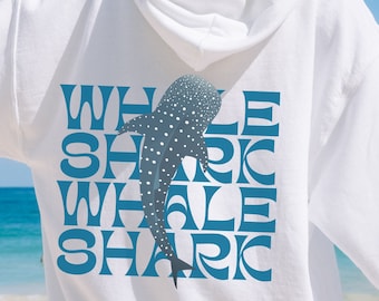 Whale Shark Hoodie: Beachy Ocean Sweatshirt