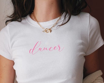 Dancer Baby Tee Dance Shirt Coquette Baby Tee Dance Lover Shirt Ballerina Shirt Dancer Shirt