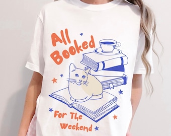 Book Lover T-Shirt: Comfort Colors Bookish Tee