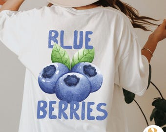 Blueberry Shirt Blueberry Festival Shirt Comfort Colors Blueberry Lover Shirt Foodie Shirt Berry Shirt