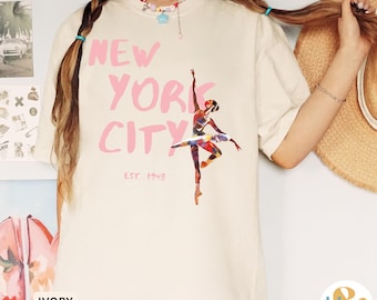 New York City Ballet Shirt: Comfort Colors Dancer Tee Ballet Tee